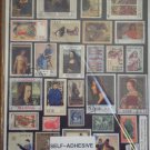 Art Accents Stickers Collage Collection Postal People Stamp Artwork