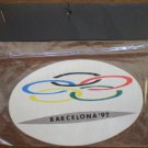 Barcelona '92 Sticker Olympics 1992 Spain Oval