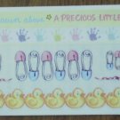Personal Stamp Exchange Stickers New Born Borders SR1204 PSX