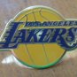 Los Angeles Lakers Pin LA Basketball Lapel Goldtone Metal