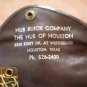 Hub Buick Company Houston Key Holder Keyholder Ring Leatherette Vintage