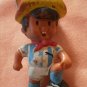 Soccer Key Ring South America Blue White Vintage Argentina Player