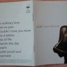 Insert Cover for Sade Love Deluxe No CD