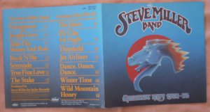 Insert Cover for Steve Miller Band Greatest Hits 1974-78 No CD