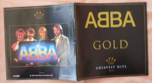 Insert Cover for Abba Gold Greatest Hits No CD
