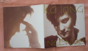 Insert Cover for K.D. Lang Ingenue No CD