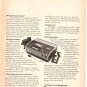 Vintage Ad RCA SelectaVision Video Cassette Recorder Questions 1978 2 pages