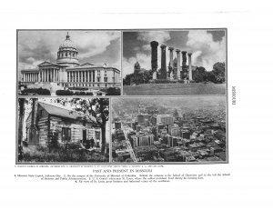 Missouri State Capitol University Grant Cabin St Louis Plate Print 1936 Book