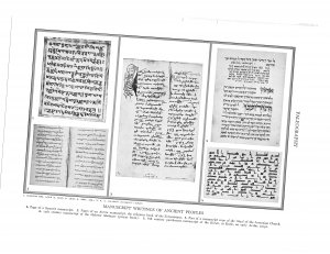 Paleography Manuscript Writings Ancient People Plate Print 1936 Book