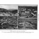 North Carolina Cities Countryside Plate Print 1936 Book