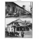 Nicaragua Managua Street Scene Grand Hotel Lupone Plate Print 1936 Book