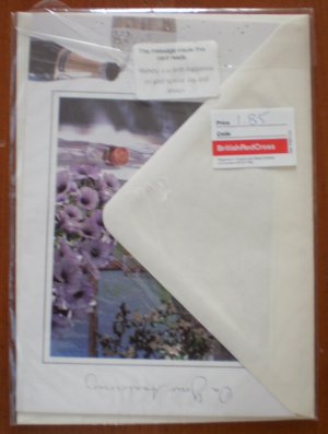 Anniversary Greeting Card British Red Cross