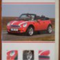 Mini Cooper Convertible Birthday Card British Red Cross Blossoms & Bows