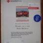 Mini Cooper Convertible Birthday Card British Red Cross Blossoms & Bows