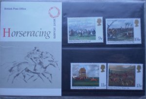 Horseracing Stamps British Post Office Mint 109 1979 Thelwell