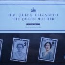 HM Queen Elizabeth Queen Mother In Memoriam GB Royal Mail Mint Stamps M08 2002