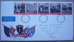 D-Day 6 June 1944 Royal Mail First Day Cover FDC Stamps