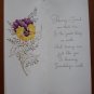 Chilton Vintage Greeting Card Floral Jewels Friendships F5103