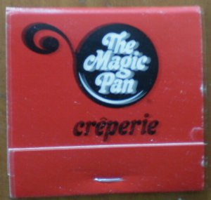 Vintage Matchbook Magic Pan Creperie New Orleans Louisiana Metairie Matches