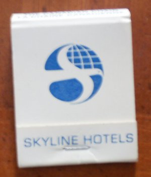 Vintage Matchbook Skyline Hotels Canada Matches