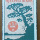 Vintage Matchbook Hjelpestikker Nitedals Oslo Norway Green Box Matches