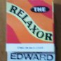 Vintage Matchbook The Relaxor King Edward Cigar Matches