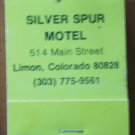 Vintage Matchbook Silver Spur Motel Limon Colorado Matches