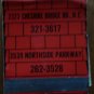 Vintage Matchbook Red Roof Restaurant Atlanta Georgia Matches
