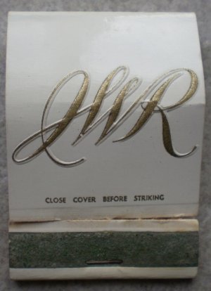 Vintage Matchbook JWR JW Robinsons Department Store California Matches