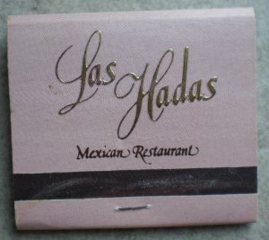 Vintage Matchbook Las Hadas Mexican Restaurant Northridge CA Matches