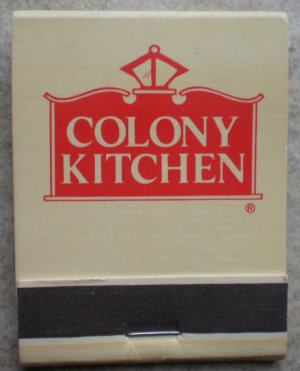 Vintage Matchbook Colony Kitchen Matches Hobo Joe's