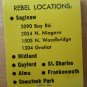 Vintage Matchbook Rebel It's a Gas Station Matches