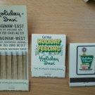 Vintage Matchbook Holiday Inn Saginaw Holiday Feeling Michigan Matches Lot 3
