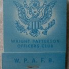 Vintage Matchbook Wright Patterson Officers Club WPAFB Matches