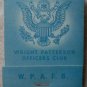 Vintage Matchbook Wright Patterson Officers Club WPAFB Matches
