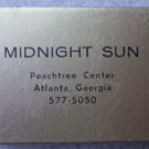 Vintage Matchbook Midnight Sun Peachtree Center Atlanta Georgia Matches Matchbox