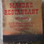 Vintage Matchbook Junction Eating Place De Kalb Illinois Matches