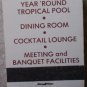 Vintage Matchbook Town Country Inn Streator Illinois Brown Matches