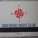 Vintage Matchbook San Diego Yacht Club California Matches