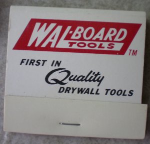 Vintage Matchbook Wal Board Tools Long Beach California Matches