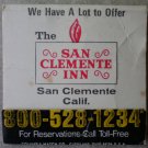 Vintage Matchbook Best Western San Clemente Inn California Matches