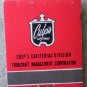 Vintage Matchbook Culp's Cafeteria Dayton Ohio Matches