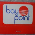 Vintage Matchbook Bay Point Bayfront Residential Resort Panama City Florida Matches