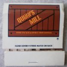Vintage Matchbook Quinns Mill Food Packer Matches