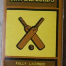 Vintage Matchbook Thomas Lord Restaurant Universal City San Francisco Matches Matchbox