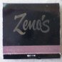 Vintage Matchbook Zeno's Motel Black Rolla Sullivan Missouri Matches