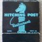 Vintage Matchbook Hitching Post Restaurant Blue Hwy 66 Missouri Matches