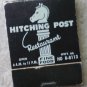 Vintage Matchbook Hitching Post Restaurant Light Blue Hwy 66 Missouri Matches
