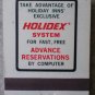 Vintage Matchbook Holiday Inn Sullivan White Missouri Matches