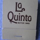 Vintage Matchbook La Quinta Motor Inn Texas Matches